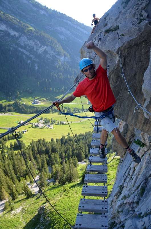 Via Ferrata Yves Pollet Villard, La Clusaz