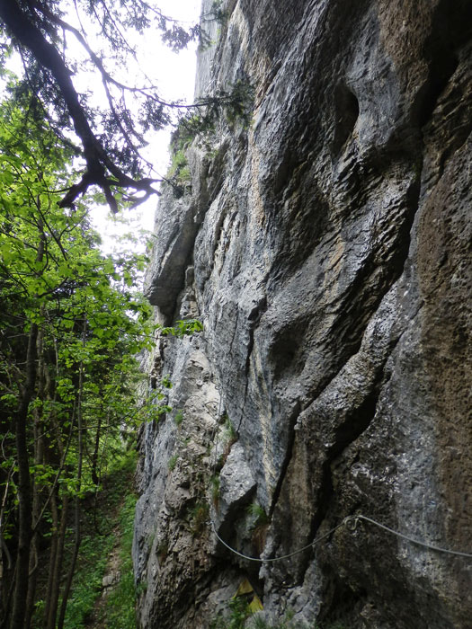 Via Ferrata du Lavanchy, Plan sur Bex