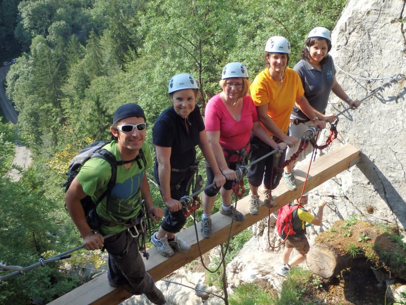 105 Via ferrata de la Cascade des Nants Bellevaux