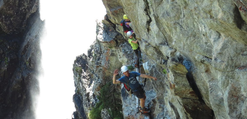 531 Via ferrata Kröntenhütte, Erstfeld, Bodenberg, Uri, Suisse